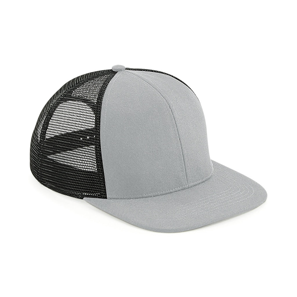 Dark Graphite-Black - Front - Beechfield Unisex Adult Original Trucker Cap
