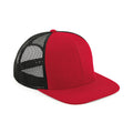 Red-Black - Front - Beechfield Unisex Adult Original Trucker Cap