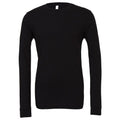 Black - Front - Bella + Canvas Unisex Adult Jersey Long-Sleeved T-Shirt