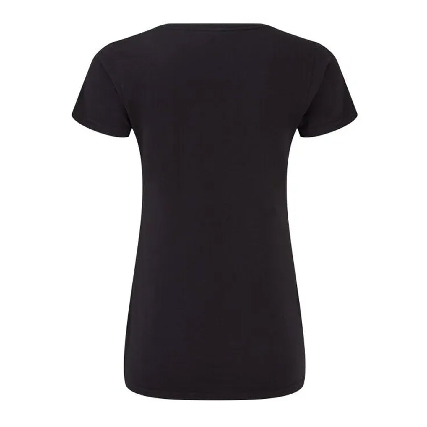 Black - Back - Fruit of the Loom Womens-Ladies Iconic 150 T-Shirt
