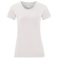 White - Front - Fruit of the Loom Womens-Ladies Iconic 150 T-Shirt