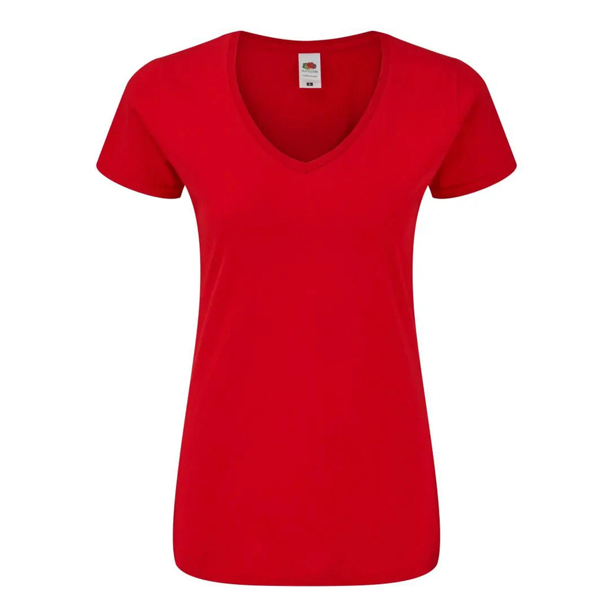 Red - Front - Fruit of the Loom Womens-Ladies Iconic 150 T-Shirt