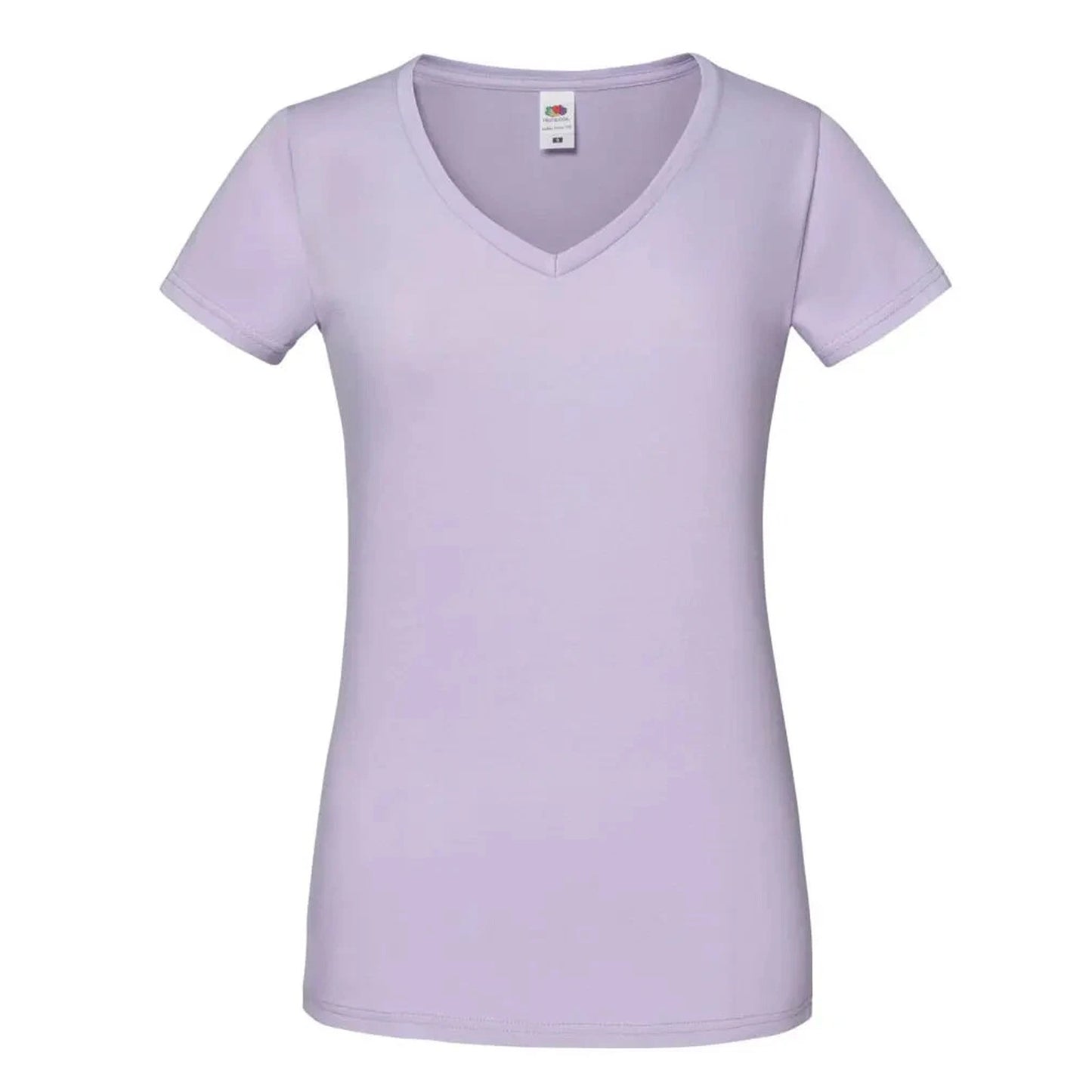 Soft Lavender - Front - Fruit of the Loom Womens-Ladies Iconic 150 T-Shirt