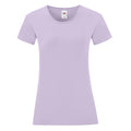 Soft Lavender - Front - Fruit of the Loom Womens-Ladies Iconic 150 T-Shirt