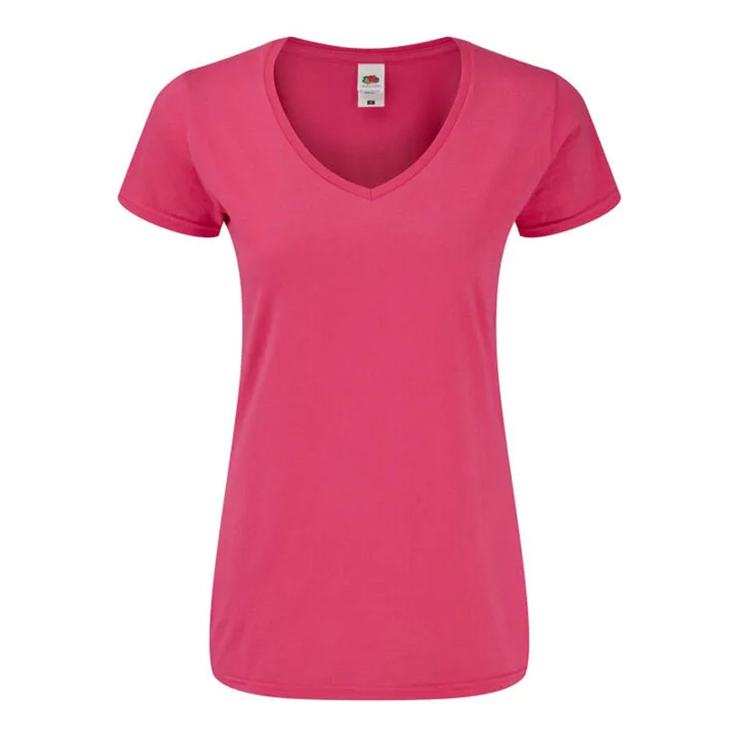 Black - Side - Fruit of the Loom Womens-Ladies Iconic 150 T-Shirt