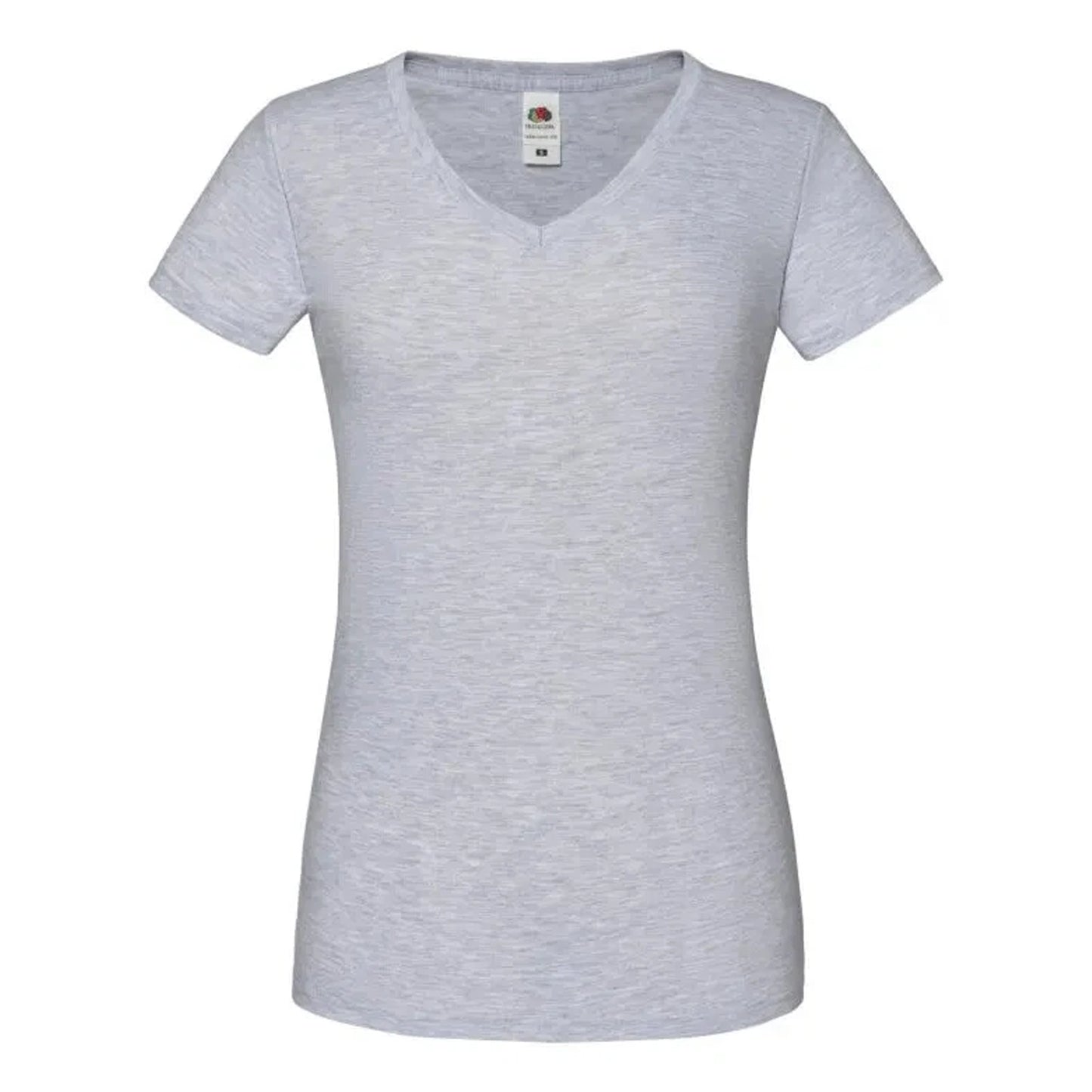 Heather Grey - Front - Fruit of the Loom Womens-Ladies Iconic 150 T-Shirt
