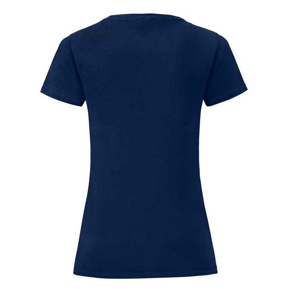 Navy - Back - Fruit of the Loom Womens-Ladies Iconic 150 T-Shirt