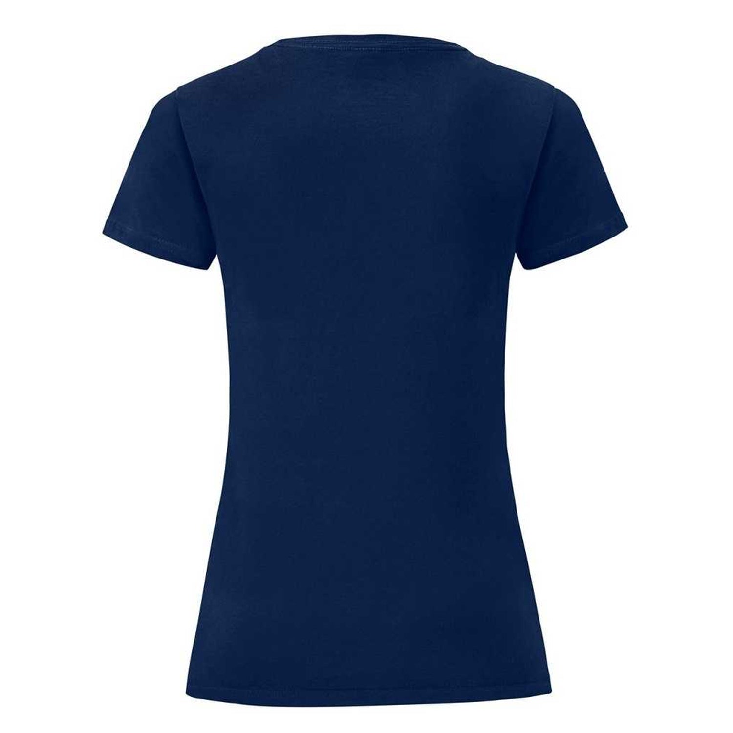 Navy - Back - Fruit of the Loom Womens-Ladies Iconic 150 T-Shirt