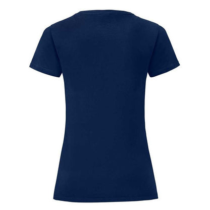 Navy - Back - Fruit of the Loom Womens-Ladies Iconic 150 T-Shirt