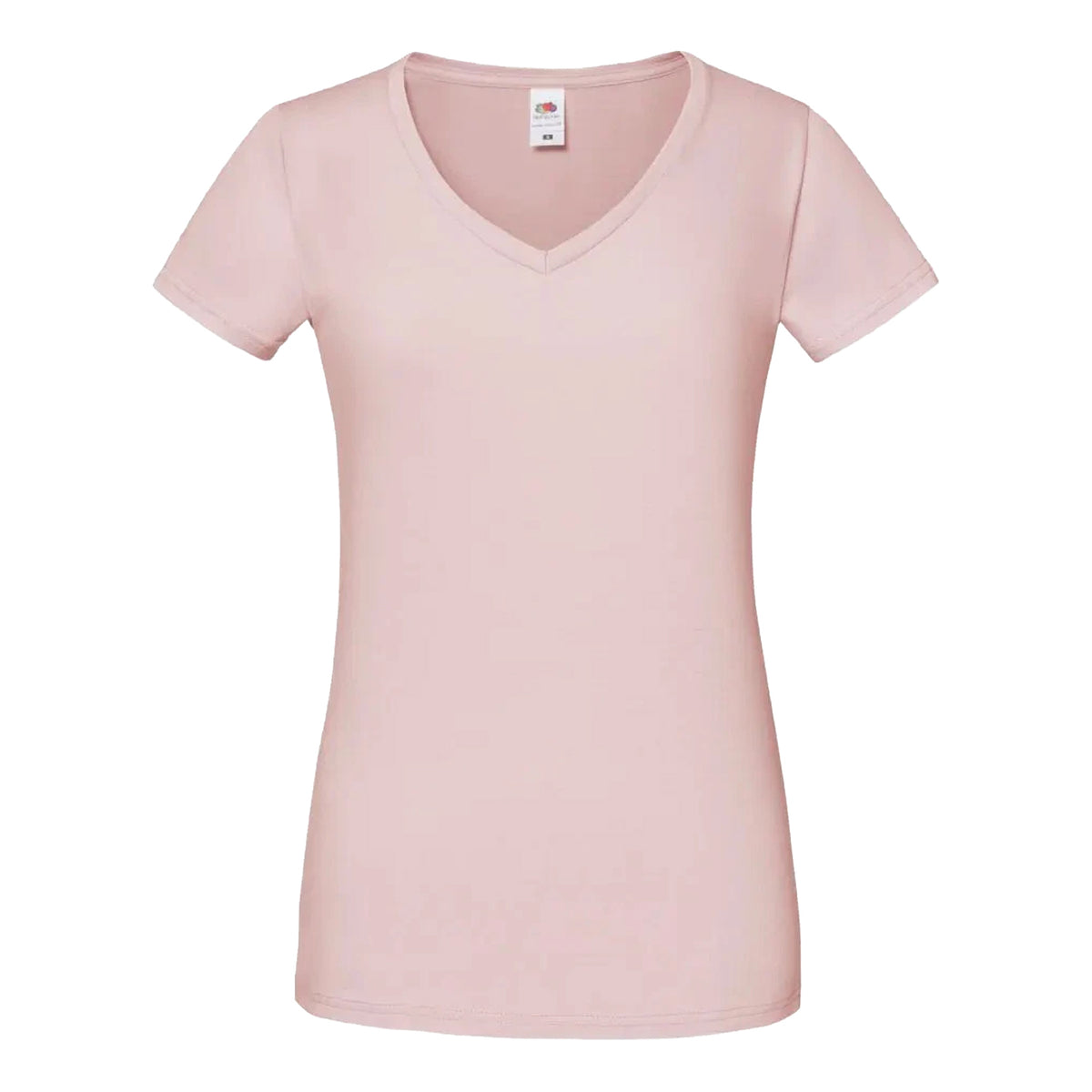 Powder Rose - Front - Fruit of the Loom Womens-Ladies Iconic 150 T-Shirt