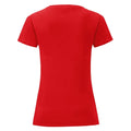 Red - Back - Fruit of the Loom Womens-Ladies Iconic 150 T-Shirt