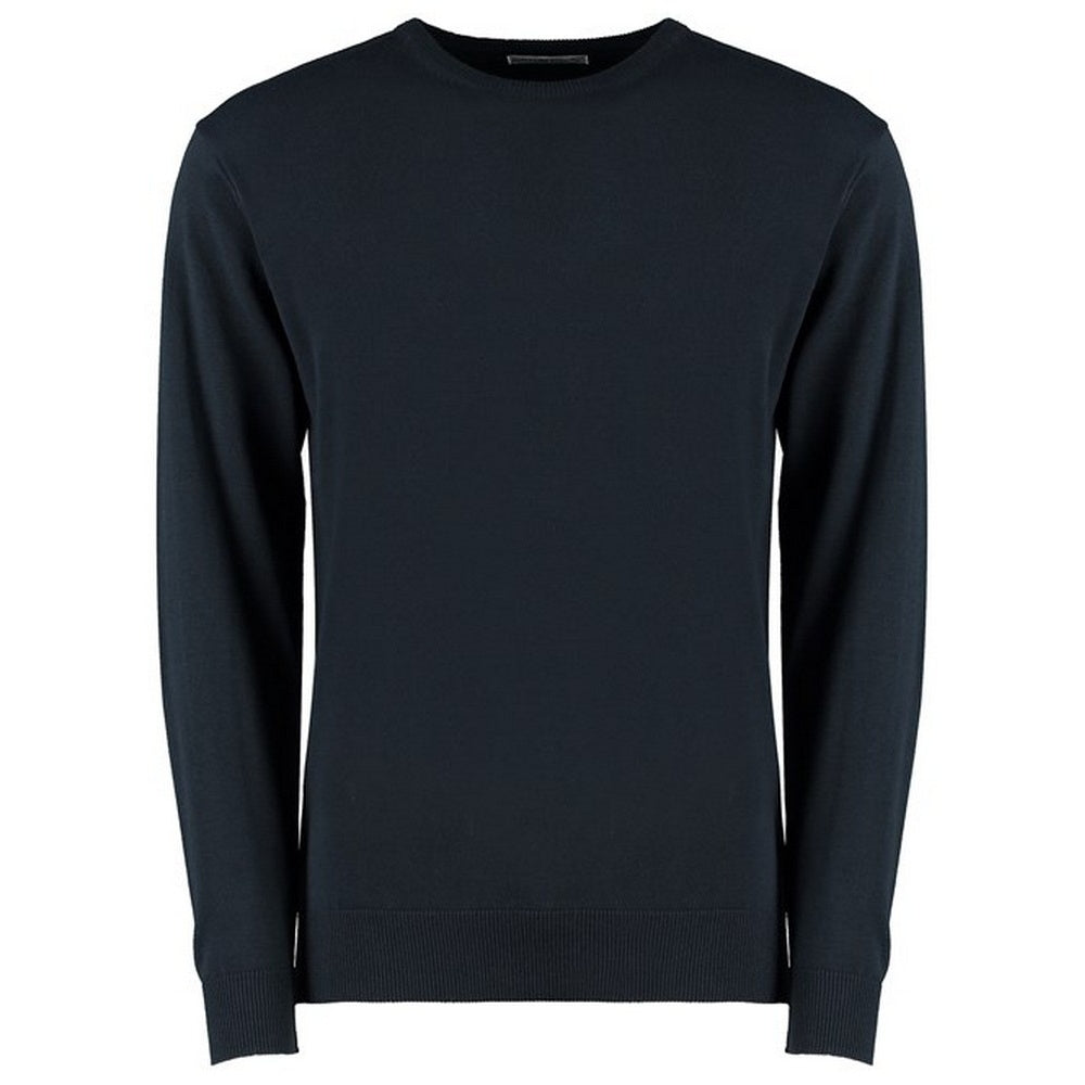 Navy - Front - Kustom Kit Mens Arundel Sweatshirt