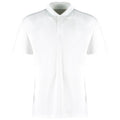 White - Front - Kustom Kit Mens Micro Mesh Short-Sleeved Polo Shirt