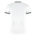 White-Black - Back - Kustom Kit Mens Ringer T-Shirt
