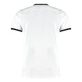 White-Black - Back - Kustom Kit Mens Ringer T-Shirt