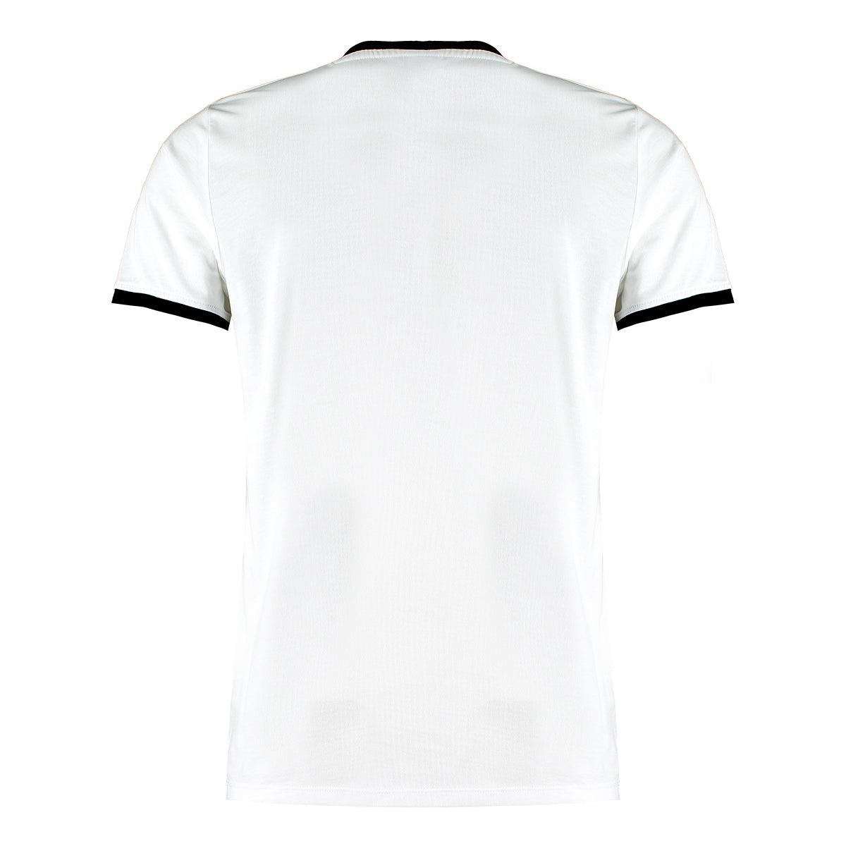 White-Black - Back - Kustom Kit Mens Ringer T-Shirt