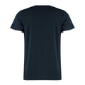 Navy-White - Back - Kustom Kit Mens Ringer T-Shirt