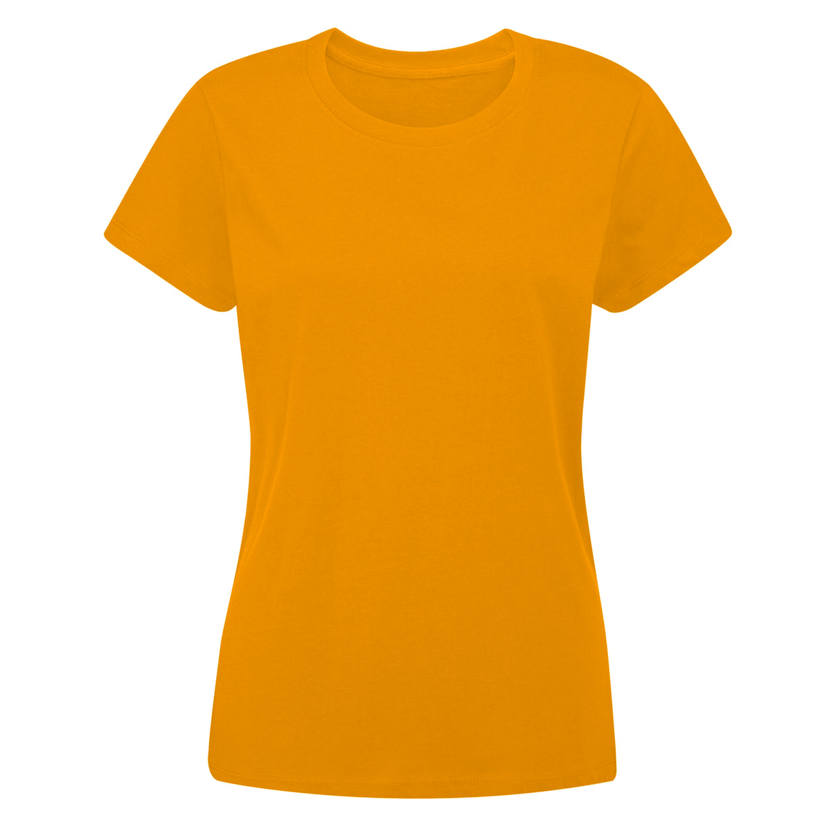 Mustard Yellow - Front - Mantis Womens-Ladies Essential T-Shirt