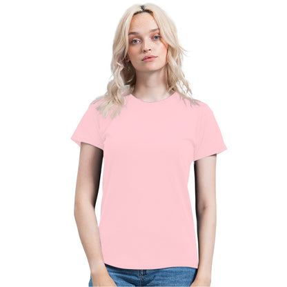 Pastel Pink - Back - Mantis Womens-Ladies Essential T-Shirt