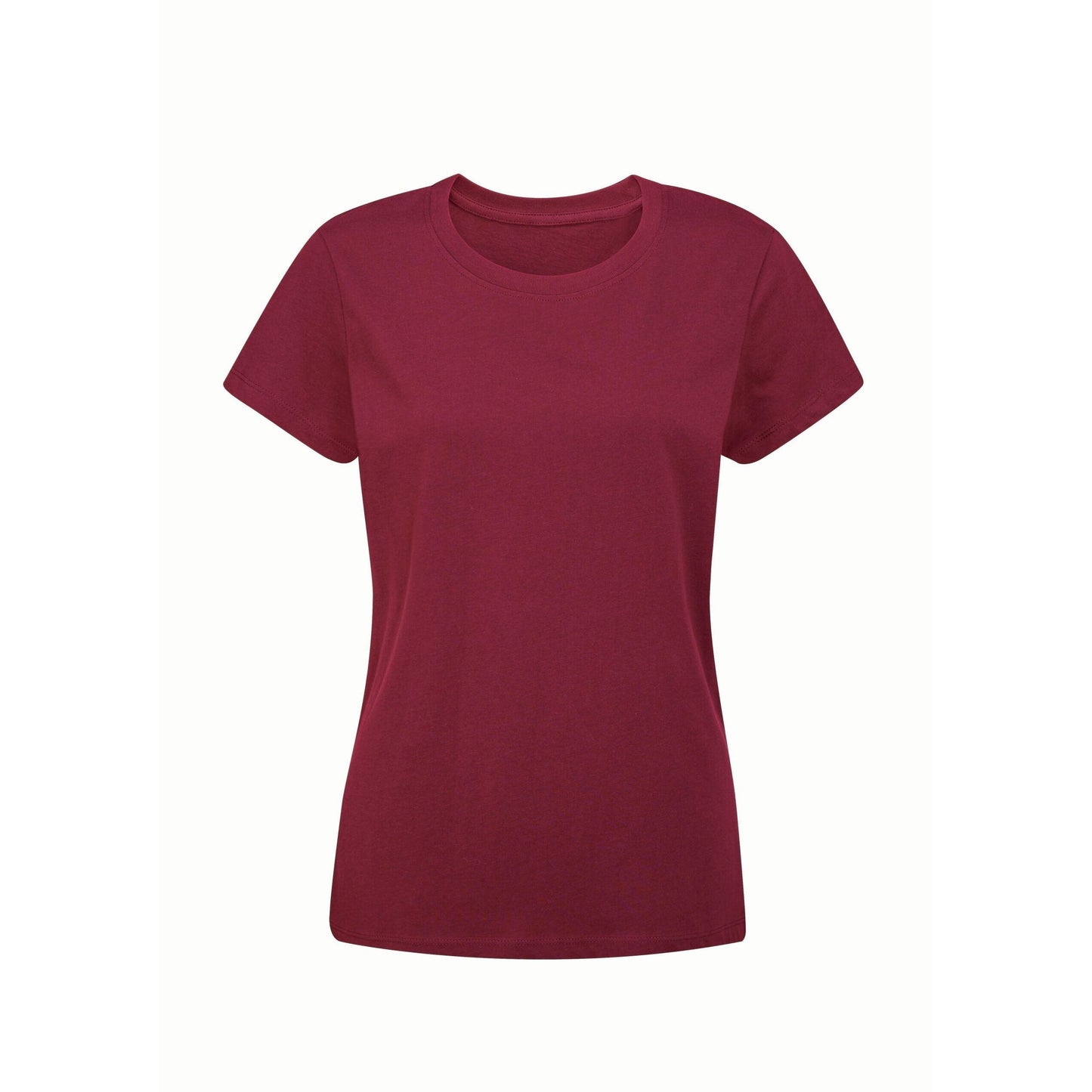 Burgundy - Back - Mantis Womens-Ladies Essential T-Shirt