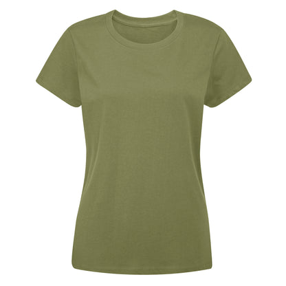 Dusty Olive - Front - Mantis Womens-Ladies Essential T-Shirt