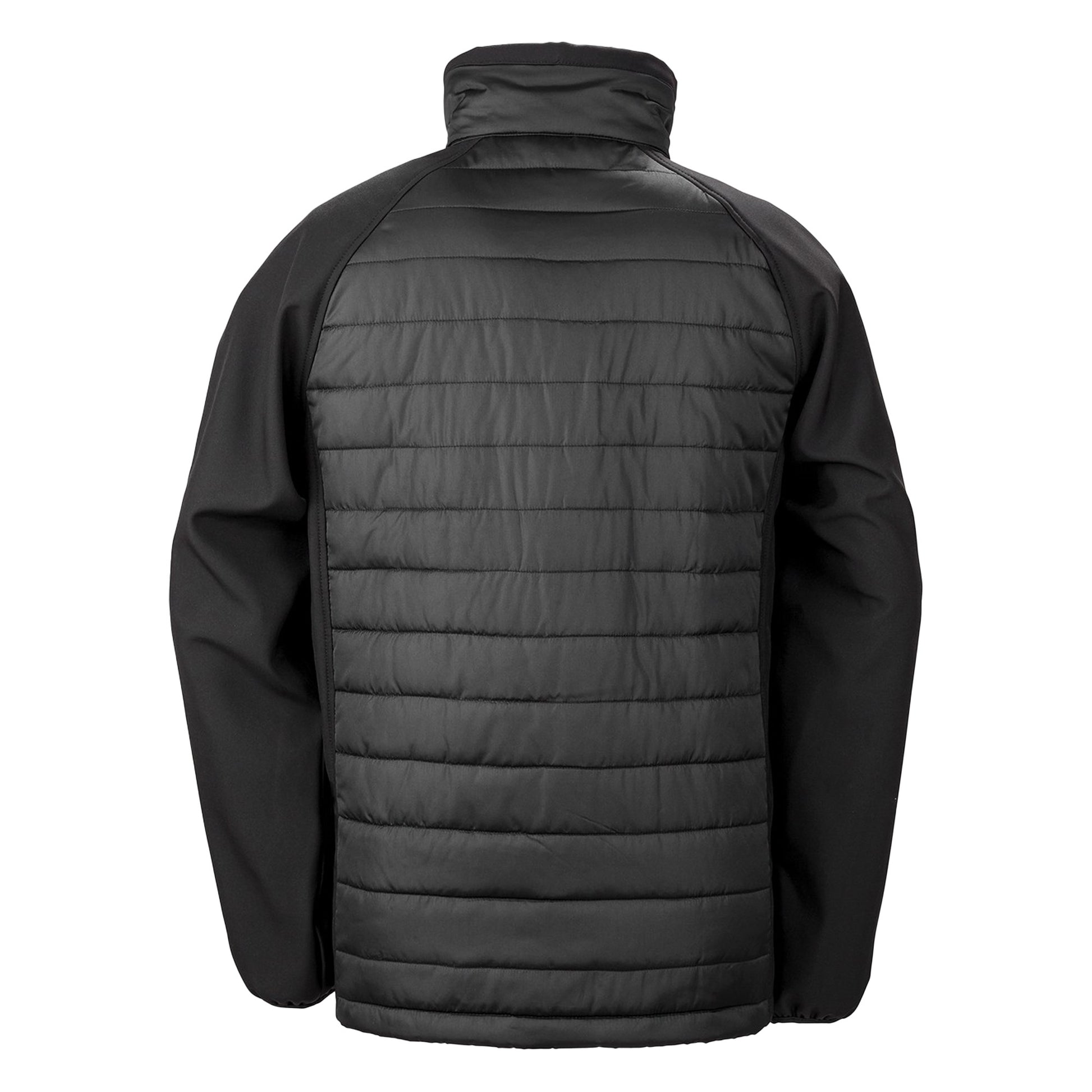 Black - Back - Result Womens-Ladies Compass Soft Shell Jacket