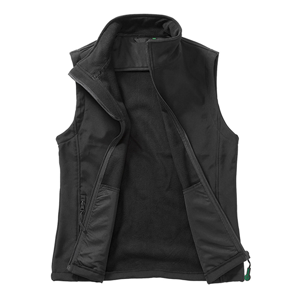 Black-Black - Back - Result Mens Printable Softshell Body Warmer