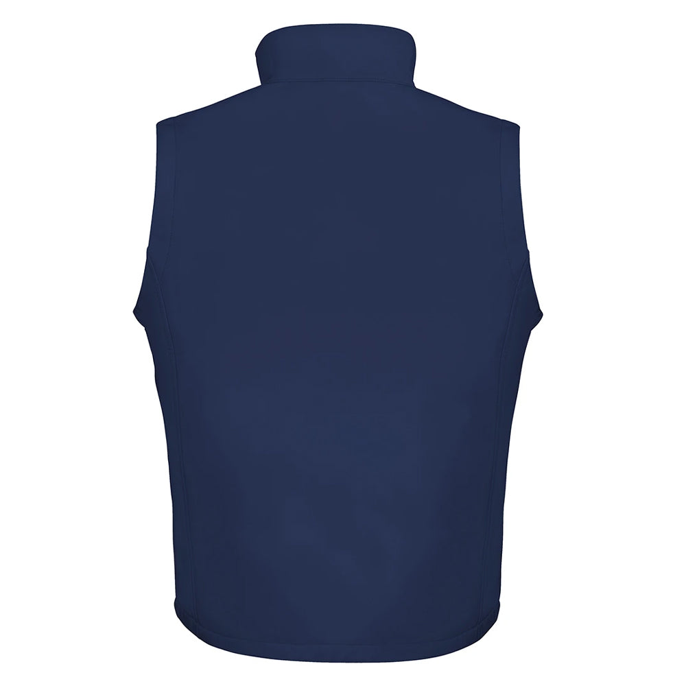 Navy - Back - Result Mens Printable Softshell Body Warmer