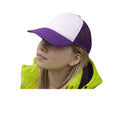 Purple-White - Back - Result Detroit Trucker Cap