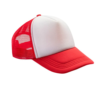 Red-White - Front - Result Detroit Trucker Cap