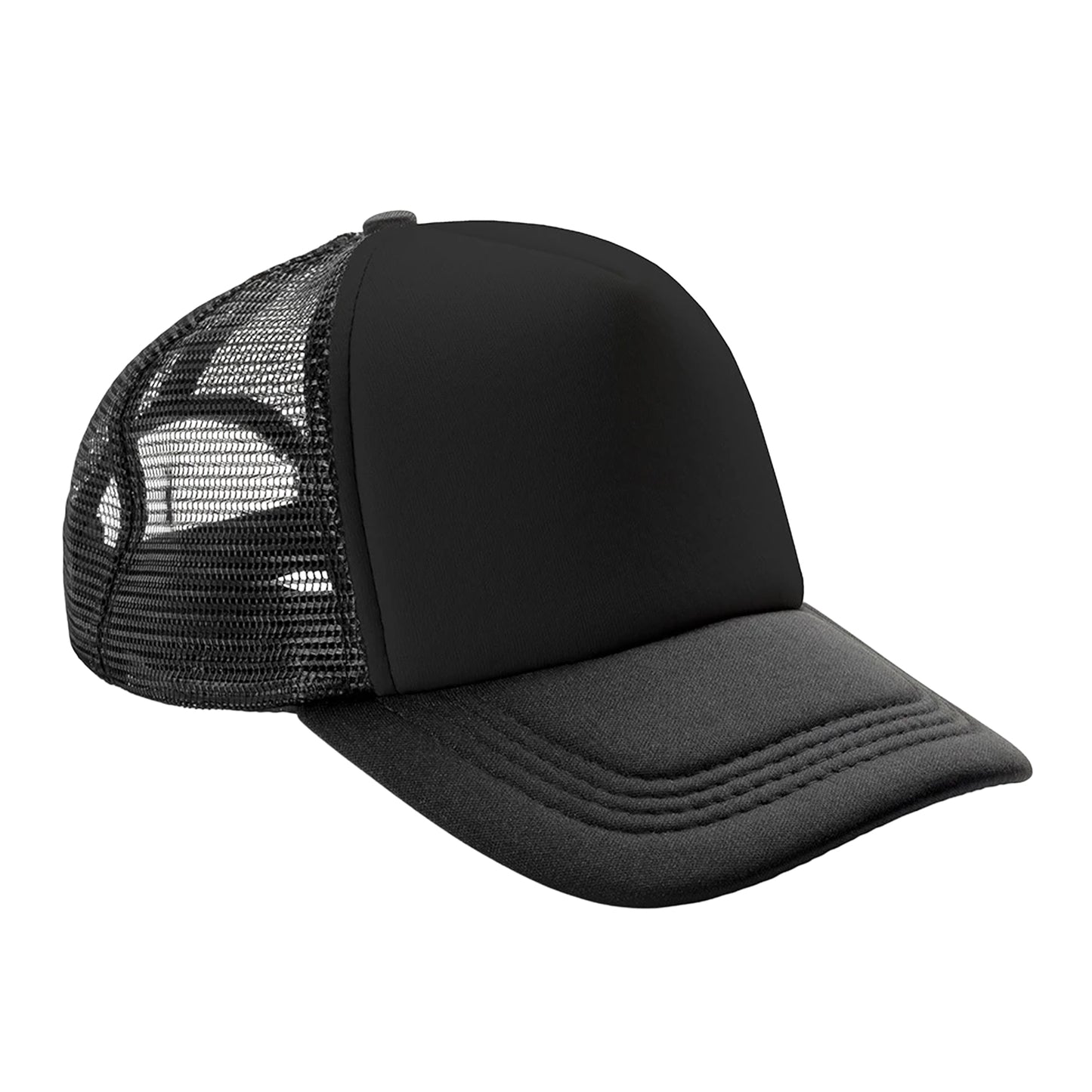 Black - Front - Result Detroit Trucker Cap