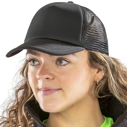 Black - Back - Result Detroit Trucker Cap