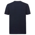 French Navy - Back - Russell Mens Pure Organic Short-Sleeved T-Shirt