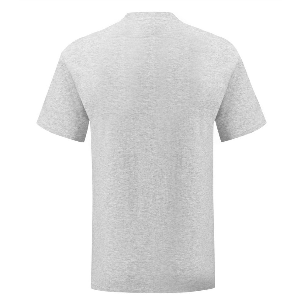 Heather Grey - Back - Fruit Of The Loom Mens Iconic 150 V Neck T-Shirt