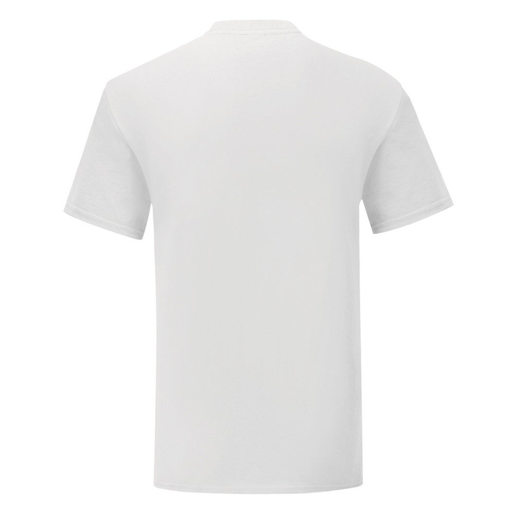 White - Back - Fruit Of The Loom Mens Iconic 150 V Neck T-Shirt