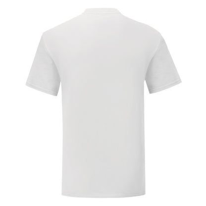 White - Back - Fruit Of The Loom Mens Iconic 150 V Neck T-Shirt