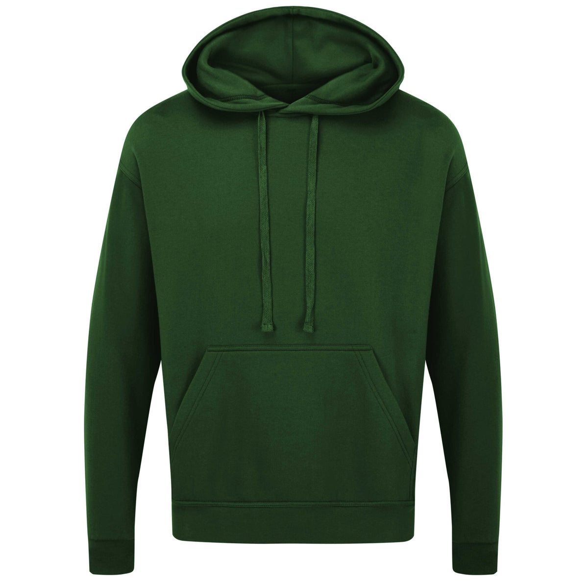 Bottle Green - Front - Ultimate Everyday Apparel Unisex Adult Hoodie