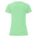 Neo Mint - Back - Fruit of the Loom Womens-Ladies Iconic T-Shirt