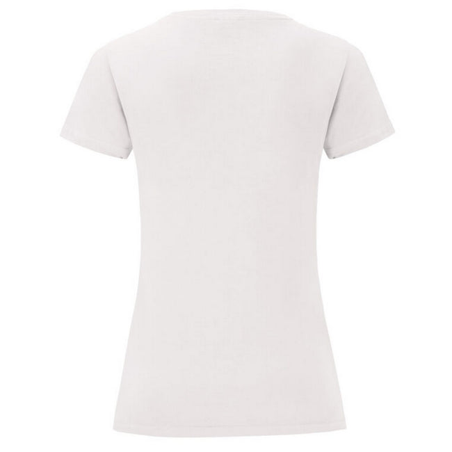 White - Back - Fruit of the Loom Womens-Ladies Iconic 150 T-Shirt