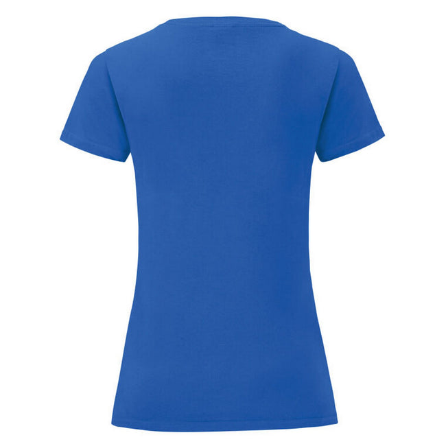 Royal Blue - Back - Fruit of the Loom Womens-Ladies Iconic 150 T-Shirt