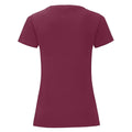 Burgundy - Back - Fruit of the Loom Womens-Ladies Iconic 150 T-Shirt