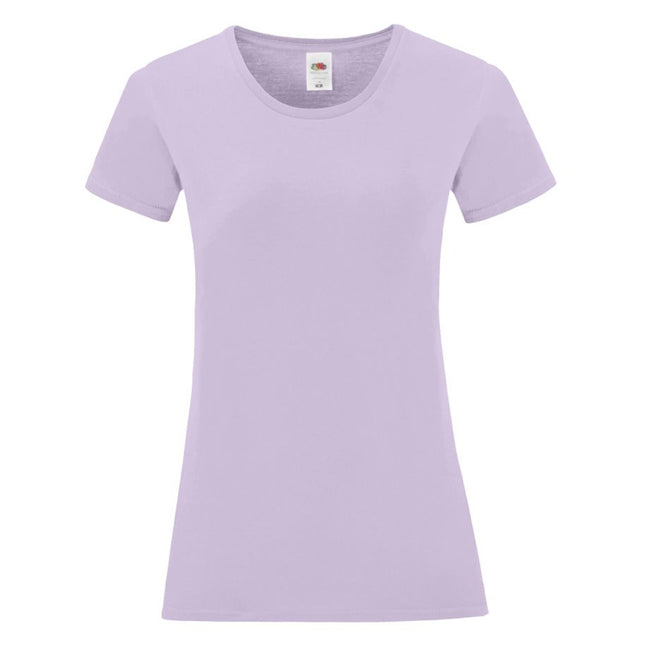 Soft Lavender - Front - Fruit of the Loom Womens-Ladies Iconic 150 T-Shirt