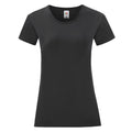 Azure Blue - Front - Fruit of the Loom Womens-Ladies Iconic T-Shirt