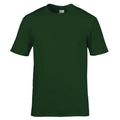 Forest Green - Front - Gildan Mens Premium Cotton Ring Spun Short Sleeve T-Shirt