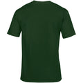 Forest Green - Side - Gildan Mens Premium Cotton Ring Spun Short Sleeve T-Shirt