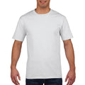 White - Back - Gildan Mens Premium Cotton Ring Spun Short Sleeve T-Shirt