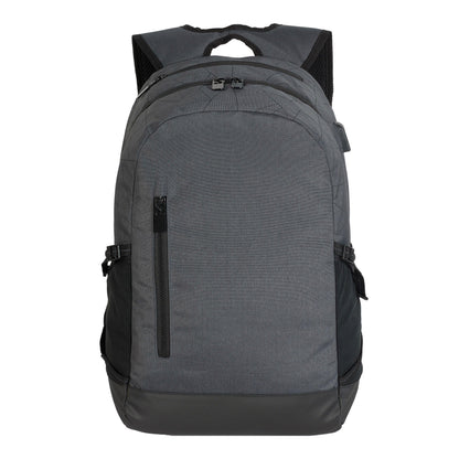 Dark Grey-Black - Front - Shugon Leipzig Laptop Bag