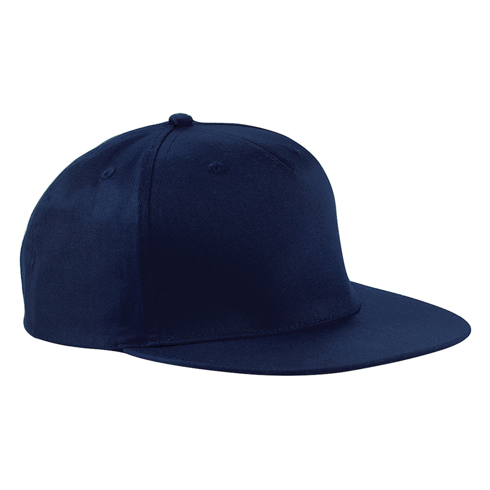 French Navy - Front - Beechfield Rapper Snapback Cap