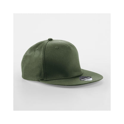 Olive Green - Back - Beechfield Rapper Snapback Cap