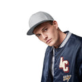 Light Grey - Back - Beechfield Rapper Snapback Cap